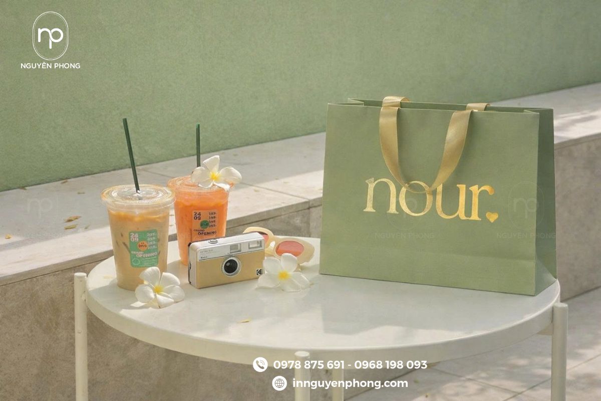 Mẫu túi giấy đựng đồ ăn cao cấp